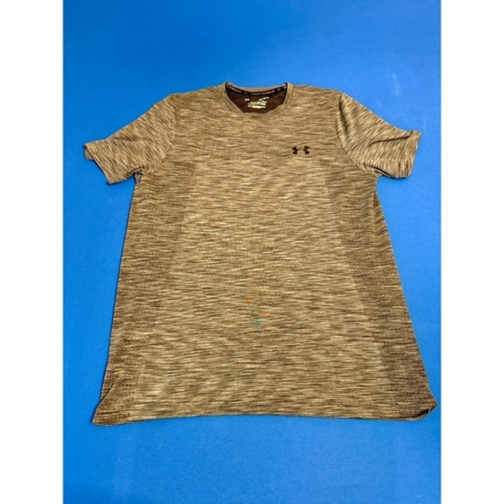 Under‎ Armour Vanish Performance Tee Men's Large Tall Gray HeatGear Athletic